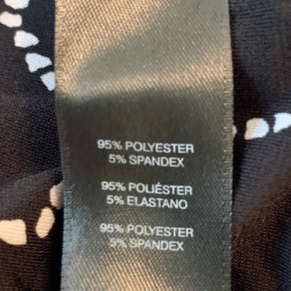 WHITE HOUSE BLACK MARKET Faux Wrap Tile Print Dress - Picture 16 of 16